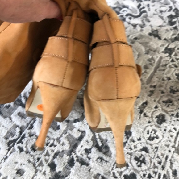 Zigi soho slope boots open toe 100% leather 6.5 - Picture 5 of 8